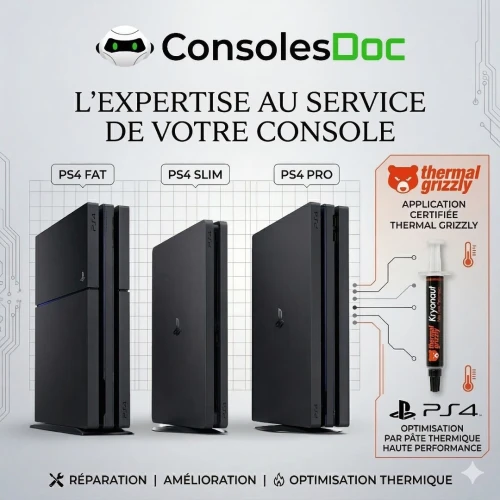 Nettoyage, Maintenance et réparation de consoles de jeux et accessoires