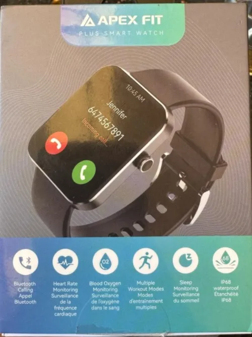 "APEX FIT Plus : La Montre Connectée Ultime pour un Style de Vie Actif et Connec