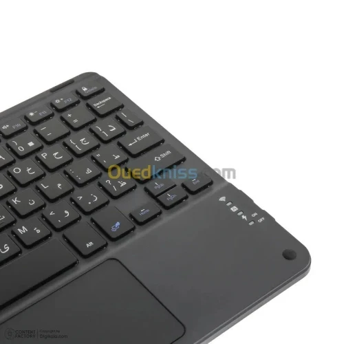 SMART KEYBOARD CASE SANS FIL AVEC TOUCHPAD - POUR TABLETTE TAB S10 & S10 FE - USB - SCISSOR - BLACK