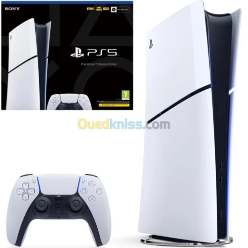 SONY PLAYSTATION PS5 SLIM DIGITAL EDITION - UHD 8K - UNE MANETTE - RYZEN - 16GB - 1TB - EUROPE