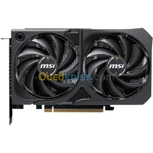MSI GEFORCE RTX 5060 SHADOW 2X OC - 8GO GDDR7 4K - G-SYNC - DLSS 4 - BLACKWELL - HDMI/DP - BLACK