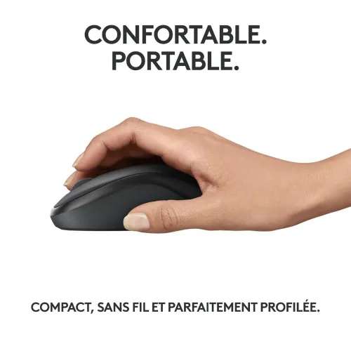 LOGITECH M241 SILENT - SOURIS BLUETOOTH SANS FIL - COMPACTE - 18 MOIS AUTONOMIE - GRAPHITE - ORIGINAL