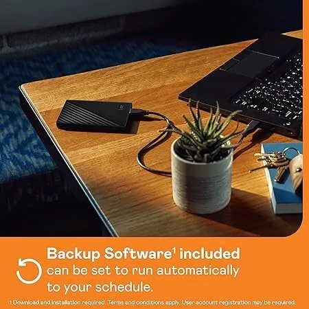 WD MY PASSPORT 6TB - DISQUE DUR EXTERNE HDD - USB 3.2 GEN 1 I USB 3.0 - BACKUP - ORIGINALE - BLACK