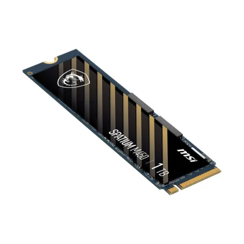 SSD MSI SPATIUM M450 500GO - M.2 NVME GEN4 - 3600 MB/S - TRIM & S.M.A.R.T - BLACK