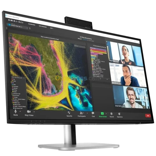 ECRAN HP SÉRIE 5 PRO 527PM - 27" 2K QHD - 100HZ - DALL IPS - USB-C - RJ45 - CAMÉRA 5MP - HDMI/DP - BLACK