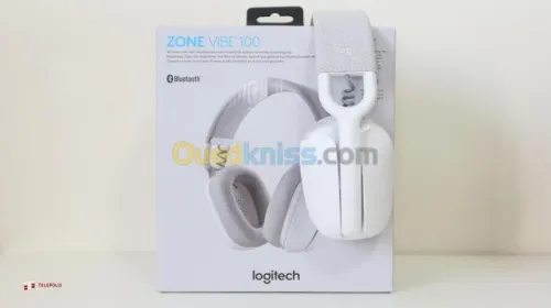 Logitech Zone Vibe 100 Casqueléger sans fil avec Micro anti-bruit- Bluetooth multipoint avancés