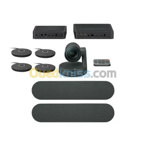 LOGITECH RALLY PLUS - KIT DE CONFERENCE CAMERA SYSTEM - 4K UHD - 2 Microphone - 2 Haut Parleur -