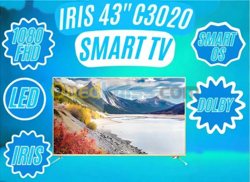 TV IRIS 43 C3020 SMART OS 43POUCES FHD