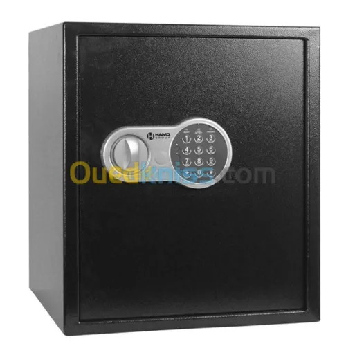 COFFRE FORT SE-S40EV - ACIER DURABLE - 40x32x42 cm - PANNEAU ÉLECTRONIQUE - SÉCURITÉ MAXIMALE -NOIR 