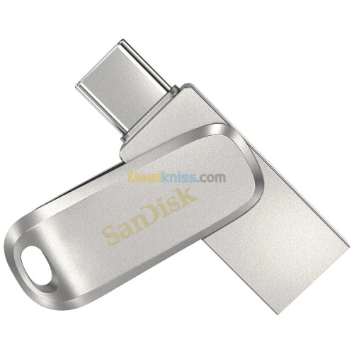 SANDISK ULTRA DUAL DRIVE LUXE 1TB - USB-C - USB 3.2 - JUSQU'À 400 MO/S - METAL DESIGNE - PC & MAC
