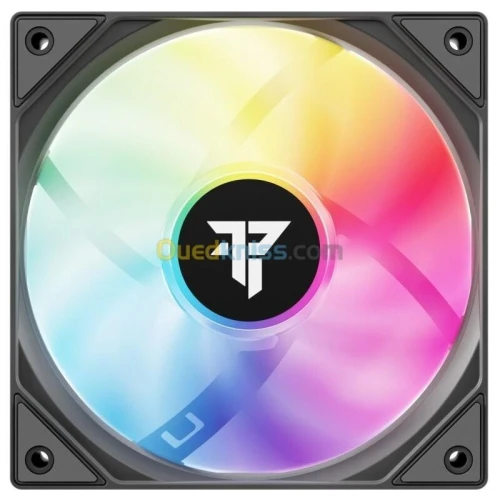 TEMPEST FAN 3X PACK 120MM - ARGB PWM CONTRÔLEUR - 3 FANS - 12V 3PIN DC PLUG - SPLITTER - BLACK 