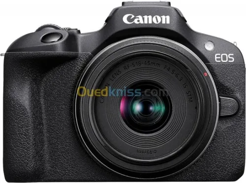 CANON EOS R100 Hybride Mirroless 24.1MP + 1 Objectif RF-S 18-45mm f 4.5-6.3  RF-S 55-210m F5-7.1