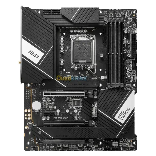 MSI PRO Z790-A WIFI - CARTE MÈRE ATX - SOCKET 1700 INTEL - 4X DDR5 - M.2 PCIE 4.0 - USB 3.2 - PCI-EXPRESS 5.0 - BLACK