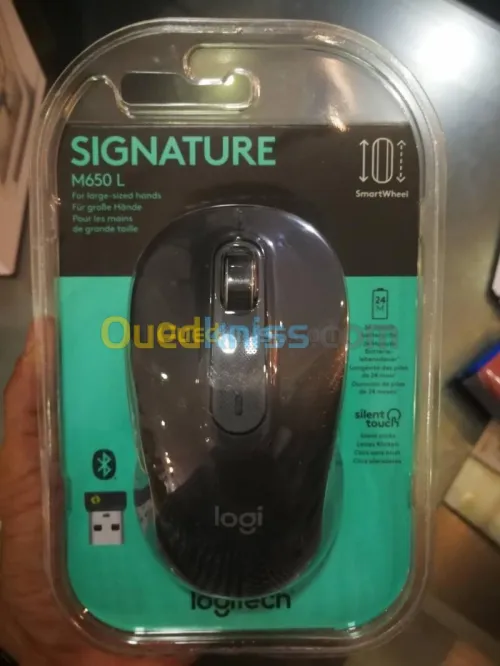 Logitech Signature M650 L - Souris Sans Fil & Bluetooth - Graphite - 