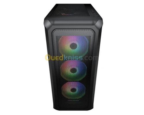 COUGAR ARCHON 2 MESH RGB - BOÎTIER MOYEN TOUR - 3 FANS ARGB - ULTRA SILENCIEUX - 240 MM - NOIR 