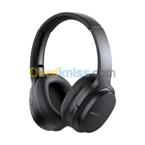 HAVIT I62 - CASQUE BLUETOOTH SANS FIL V5.3 - AUDIO STÉRÉO - MICRO INTÉGRÉ - DESIGN PLIABLE - NOIR