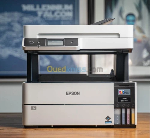 EPSON EcoTank L6490 Imprimante multifonction - Couleur -  USB - WIFI - Réservoirs rechargeables.