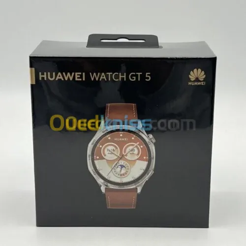 HUAWEI WATCH GT5  - SMARTWACH 46mm - BLUETOOTH 5.2 - 1.43" AMOLED - ACIER  - SPORT MODE -SILVER 