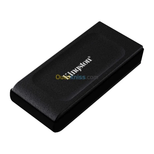 KINGSTON XS1000 1TO - DISQUE SSD EXTERNE - 1050 MO/S - USB-A To USB-C - 3D NAND - USB 3.2 - BLACK
