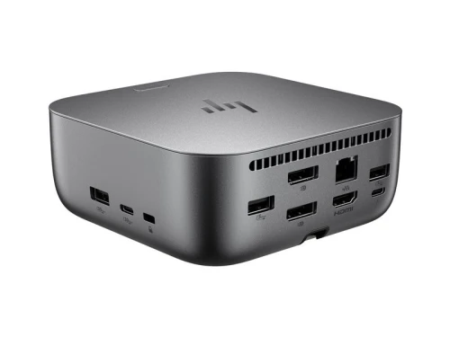 STATION D ACCUEIL HP THUNDERBOLT 4 G6 - 100 W - HDMI 2.1 - 2 X DISPLAYPORT 1.4 - RJ45 2.5 GB - 4 X USB TYPE C 40 GBPS - 2 X USB TYPE A 5 GBPS - NOIR