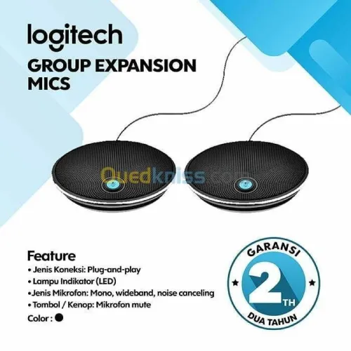 LOGITECH EXPANSION MICROPHONE  bureau professionnel pour Logitech GROUP