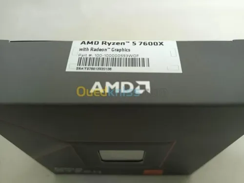 Processeur AMD Ryzen 5 7600X  6-Core 12-Threads socket AM5 GameCache 38 Mo 5 nm TDP 105W