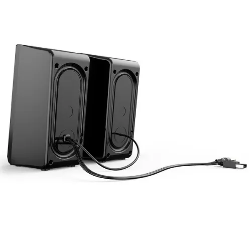 HAVIT SK202BT - HAUT-PARLEURS GAMING - BLUETOOTH 5.3 + JACK 3.5MM - RGB LIGHTING - SON STÉRÉO - DESIGN COMPACT - BLACK