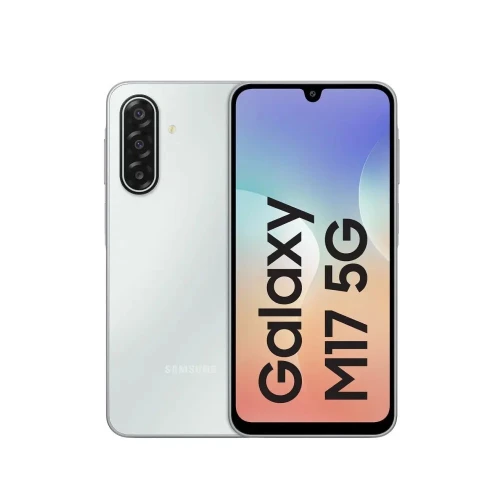 SAMSUNG GALAXY M17 5G - OCTA-CORE PERFORMANT - 6GO - 128 GO - DUAL SIM 5G - 6.6" FHD+ - 6000 mAh - SILVER SAMSUNG GALAXY M17 5G - OCTA-CORE PERFORMANT - 6GO - 128 GO - DUAL SIM 5G - 6.6" FHD+ - 6000 mAh - SILVER