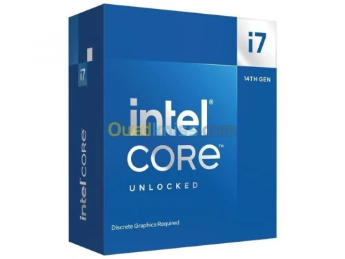 PROCESSEUR INTEL CORE i7-14700KF - FCLGA1700 - 20 COEURS - 33Mo CACHE - TO 5.60 GHZ - 253 W