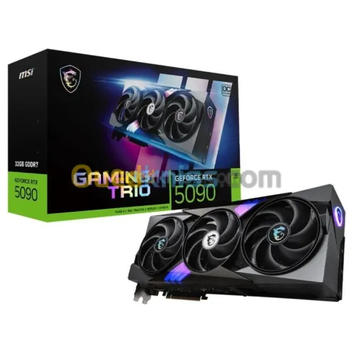 MSI GEFORCE RTX 5090 32G GAMING TRIO OC - 32GO GDDR7 - DLSS4 8K - REFLEX 2 - HDMIDP - PCIE-BLACK 