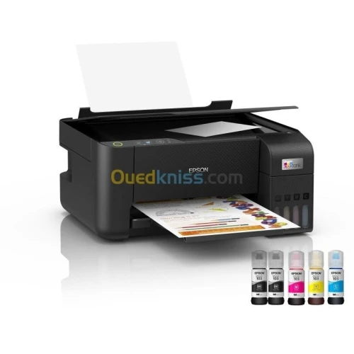 EPSON L3210 IMPRIMANTE MULTIFONCTION À RÉSERVOIR INTÉGRÉ 3EN1 COULEUR COTANK L3210 / USB