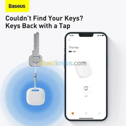 BASEUS T2 PRO SMART DEVICE TRACKER - BLUETOOTH 5.0 - ALARM  - PORTABLE  - ANDROID & IOS