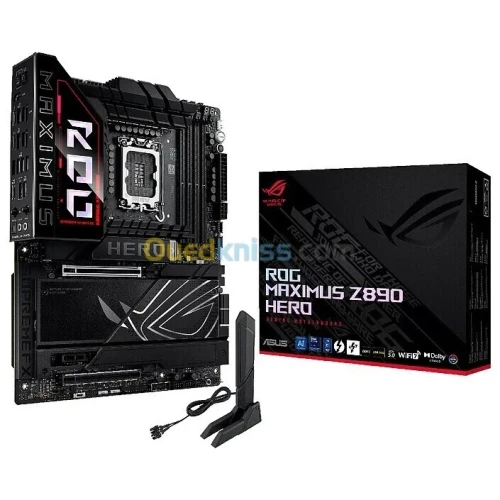 ASUS ROG MAXIMUS Z890 HERO - ATX SOCKET INTEL LGA1851 - 4X DDR5 - M.2 PCIe 5.0 - PCI-E 5.0 X16 - WIFI 7 - BLUETOOTH 5.4 - BLACKv