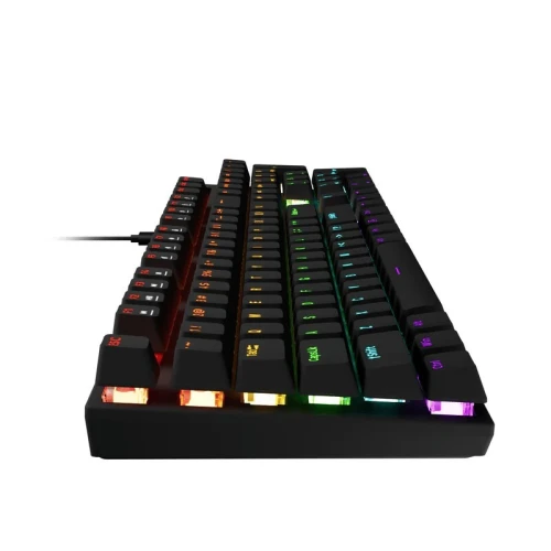 GAMDIAS HERMES E6 - COMBO CLAVIER MÉCANIQUE + SOURIS GAMING - RGB - USB - FILAIRE - 6400 DPI - NOIR