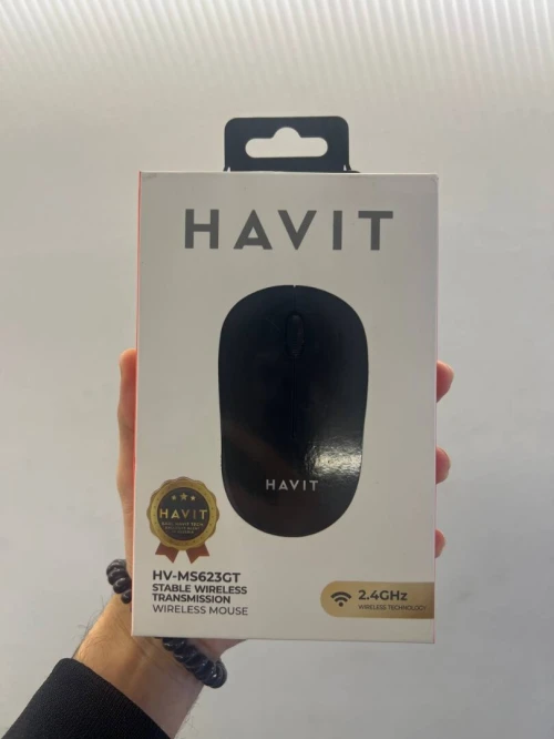 HAVIT HV-MS623GT BLUE - SOURIS SANS FIL - CONNEXION 2.4GHZ - PRÉCISION OPTIQUE - DESIGN ERGONOMIQUE - COMPACTE - BLUE