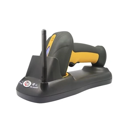 HENEX XL-9529 - DOUCHETTE CODE À BARRE 1D/2D SANS FIL - IP65 - PLUG & PLAY - 600M DISTANCE - 2200MHA - 433MHZ - BLACK