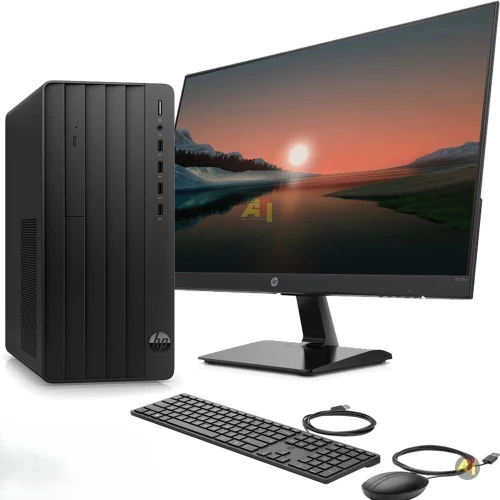 HP 290 G9 PC DESKTOP - INTEL CORE I7-12700 - 8GB DDR4 - 256GB SSD SATA + 256GB NVME SSD - WIFI - DVD RW + ECRAN HP V22V G5 FHD - NOIR