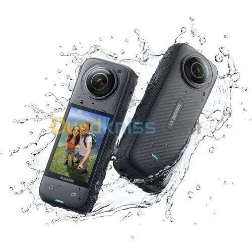 INSTA360 X4 - CAMÉRA D'ACTION 8K 360 - 72MP - STABILISATION - WI-FI - BLUETOOTH - ETANCHE - 2290MAH