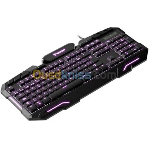 TEMPEST K8 RADIANCE RGB - CLAVIER GAMING RÉTROÉCLAIRÉ - ANTI-GHOSTING - 3 COULEURS LED - BLACK 