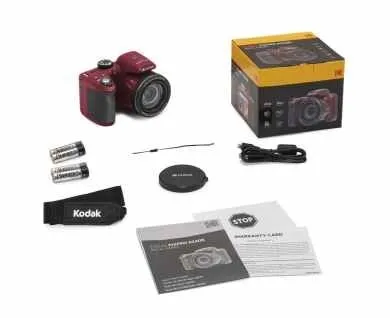 KODAK PIXPRO AZ405 - APPAREIL PHOTO NUMÉRIQUE FHD - 20 MPXL - 24 MM - 4 PILES AA - SD/SDHC - BLACK
