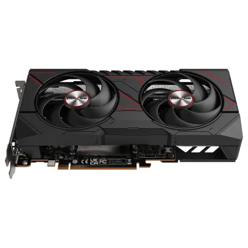 SAPPHIRE PULSE RADEON RX 9060 XT GAMING OC 16G - CARTE GRAPHIQUE - 16GO GDDR6 - 128 BITS - 20000 MHZ - PCIe 4.0 - 2x HDMI - OC - BLACK