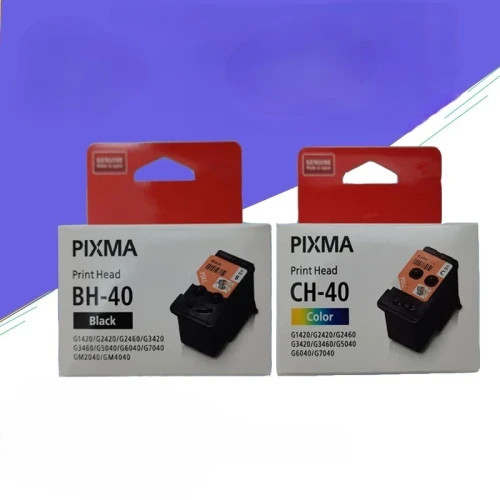 CANON BH-40 NOIR ET CH40 COULEURS - PACK TÊTE D'IMPRESSION ORIGINAL - JET D'ENCRE THERMIQUE -