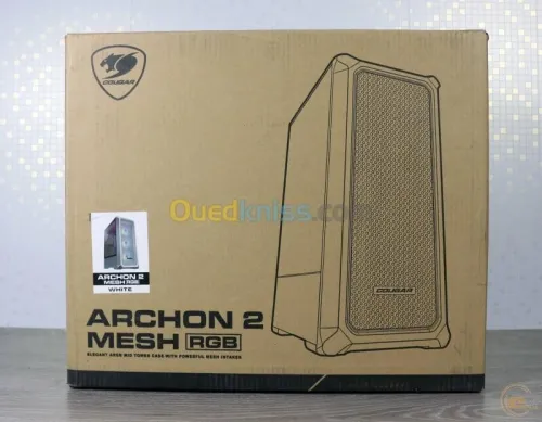 COUGAR ARCHON 2 MESH RGB - BOÎTIER MOYEN TOUR - 3 FANS ARGB - ULTRA SILENCIEUX - 240 MM - NOIR 