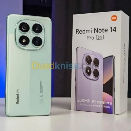 XIAOMI REDMI NOTE 14 PRO 5G -8GB - 256GB -5000 MAH -108 MPXL -6,67" FHD+