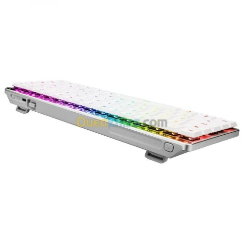 ASUS ROG FALCHION RX LOW PROFILE - CLAVIER GAMING - USB - BLUETOOTH - 2.4 GHZ - RGB AURA - WHITE