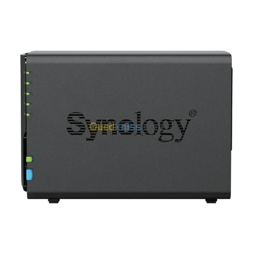 SYNOLOGY DS225+ - NAS 2 BAIES - CELERON J4125 - RAM 2GO - 2.5 GBE - SAUVGARDE & PARTAGE - BLACK