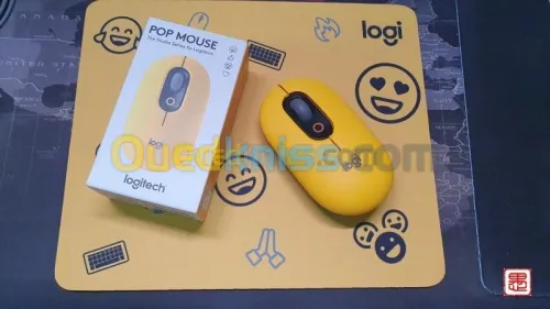 Logitech POP Mouse Souris sans fil - ambidextre - capteur optique 4000 dpi - 4 boutons - silencieuse