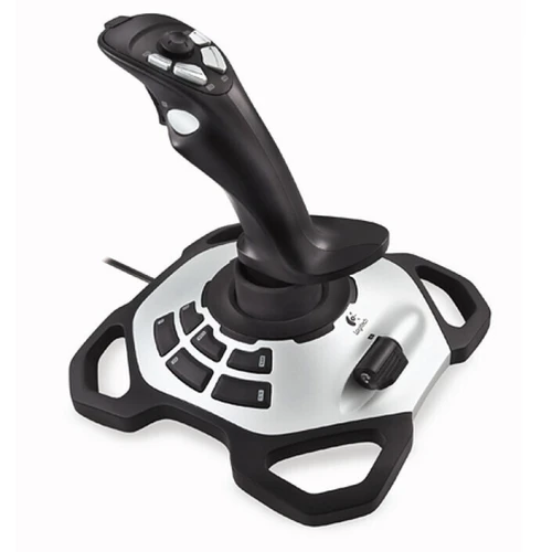 LOGITECH EXTREME 3D PRO JOYSTICK - 12 Boutons Programmables - Gâchette de Tir Rapide, USB, PC