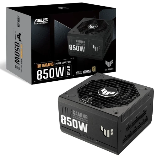 ASUS TUF Gaming 850W Gold - 80 PLUS GOLD - 100% MODULAIRE - SILENCIEUSE - 4 BROCHES - NOIR