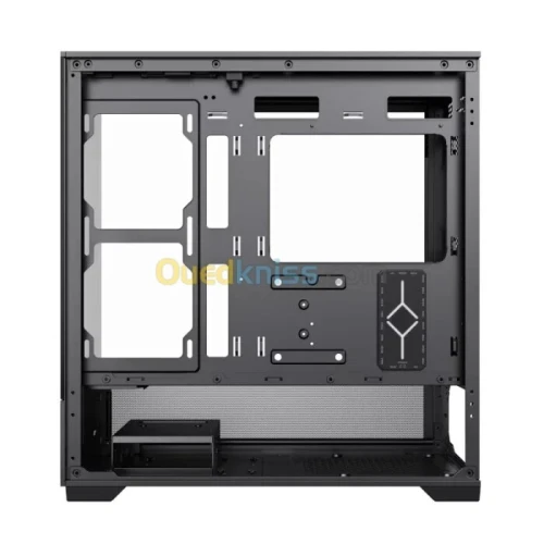 GAMEMAX VISTA MB - BOITIER GAMING MICRO ATX - VERRE TREMPÉ - HAUTE VENTILATION - GPU 360MM - BLACK